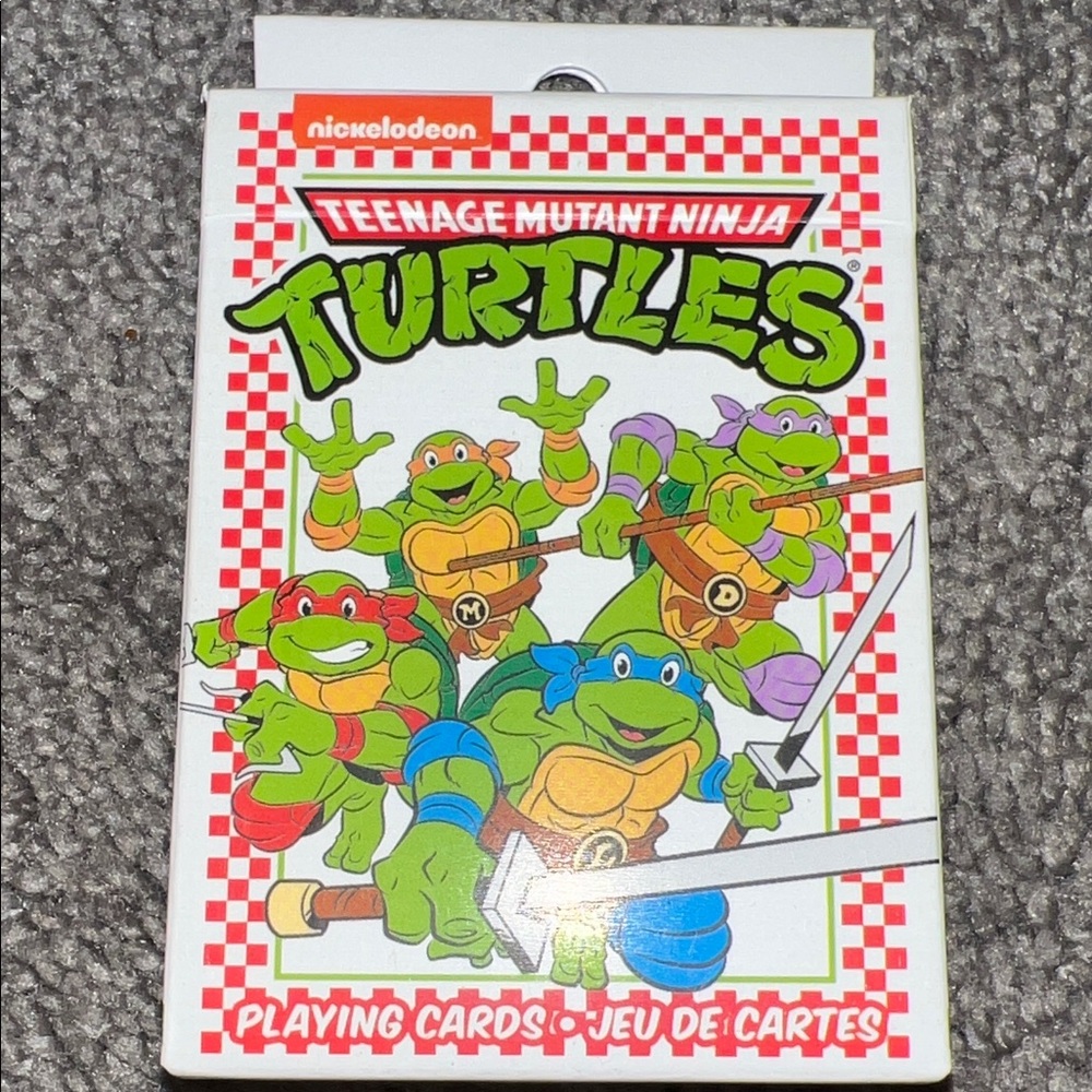 NEW - Nickelodeon TMNT Colorful playing Cards